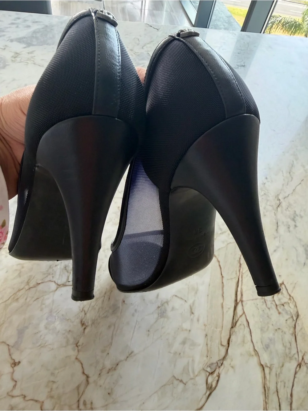 Chanel Black Pointed Toe Women's Pumps
